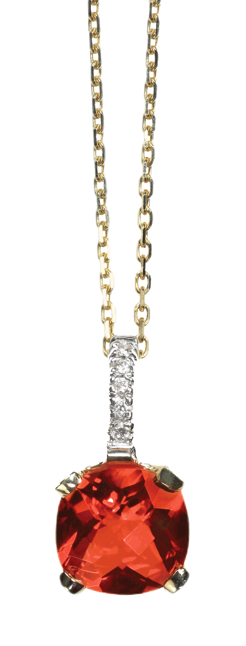 garnet pendent