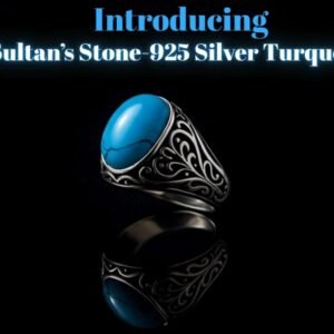 The Sultan’s Stone – 925 Silver Turquoise Ring ✨